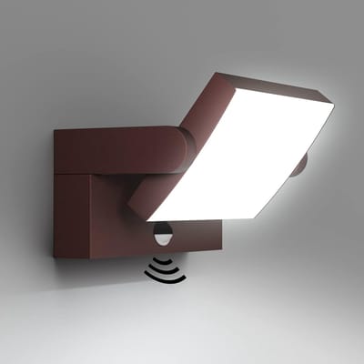Wandlamp met Bewegingssensor en Draaibaar LED Paneel - Buiten- en Binnenverlichting IP65, 1500 Lumen, Koud Wit