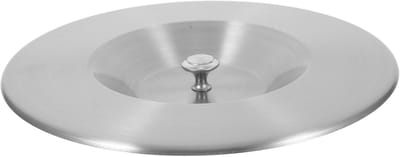 Deksel Vuilnisbak - Afvalbak Ring - Aanrecht Afval - Roestvrij Staal - 23.8cm Diameter - Zilver