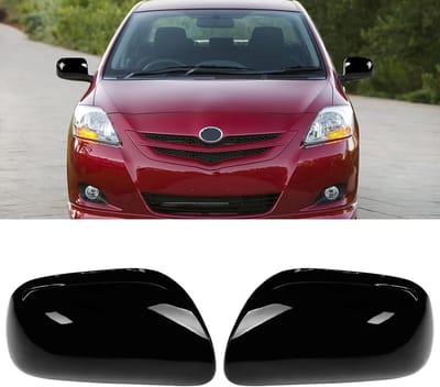 Set van 2 Compatibele Spiegelkappen voor Toyota Yaris 2006-2011 - Links en Rechts Vervangingsonderdelen voor Autoaccessoires