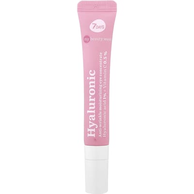 7 Dagen Schoonheid, Hyaluronzuur, Dubbele Werking Anti-Rimpel Hydraterende Oogcrème, 18ml (0,6 fl oz) white