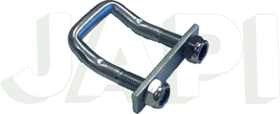 Sjorbeugel M12 met strip en 2 moeren / 2 stuks