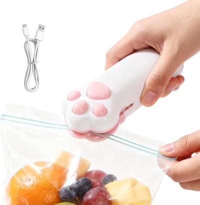 Zak Sealers - Handheld sluitmachine - Draagbare sluitmachine - voor voedsel reizen slaapzaal restaurant appartement verhuur keuken hotel