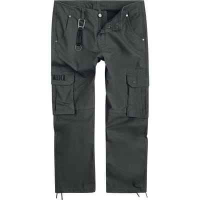 Metallica Cargobroek - EMP Signature Collection - M tot 3XL - voor Mannen - donkergrijs