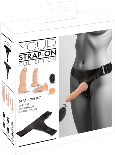 Strap-On Set RC Vibe 2 Dildos