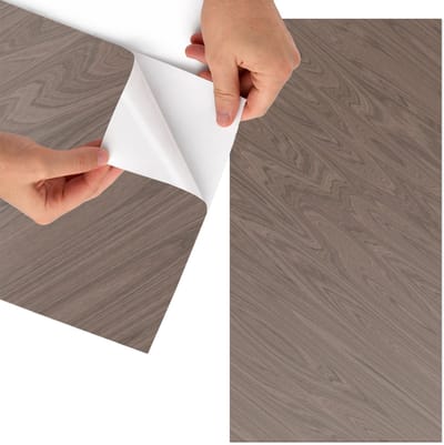 Tulup Meubelfolie - Houtstructuur Meubelfolie Zelfklevend - 65x130 cm - Bruin Meubelfolie - Wrapfolie Keuken - Klassiek Meubelfolie - Decoratiefolie - Tafeldecoratie - Texturen