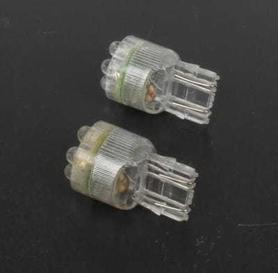 ampul led 12v oranje culot t20 bilux rms voor moto auto scooter par 2 nieuw