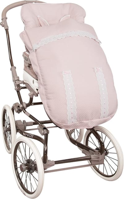 Universele Voetenzak voor Kinderwagen Roze - Warm en Zacht
