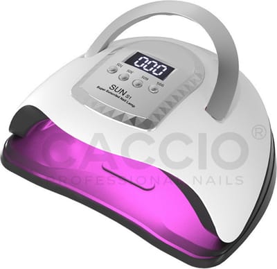 Nageldroger - 280W/66 LEDs (Rood)- Nagellamp - Nieuw Nageldroger-S1 Wit/Zwart - Manicure/Pedicure Handen en Voeten - Gellak - Gelnagels - Acrylnagels - Top Coat - Matte Top coat - Led nagellamp - Uv nagellamp - Nagels - Nagellak droger - Tafellamp