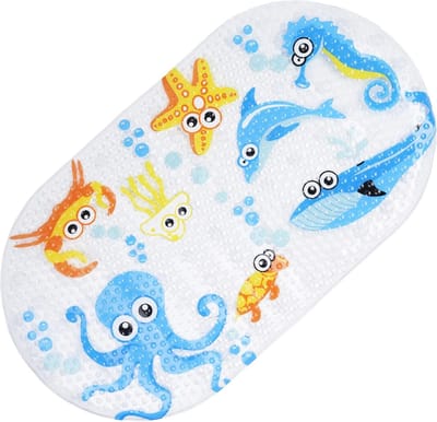 Antislip Babybadmat 39 x 69 cm - Schimmelbestendig en Hoogwaardig PVC