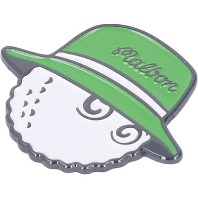 Golfbal Marker Hoedclips Verwijderbare Magnetische Roestvrije Marker Hoedclip voor Dames Heren Volwassenen Groen groen