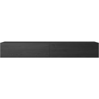 Selsey Bisira - TV-meubel 200 cm - Zwarte essenhout