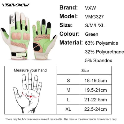 VXW Motorhandschoenen Beschermer PVC Schaal Waterafstotend Touchscreen Antislip Volle Vinger Moto Racing Motocross Handschoenen voor Vrouwen S
