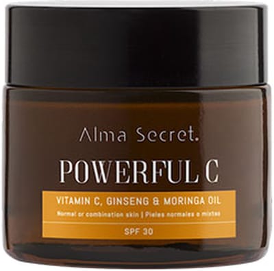 ALMA SECRET - Crème puissante à la vitamine C, au ginseng et au moringa SPF 30 50 ml de crème