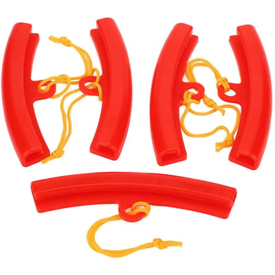 5 Stuks Bandenwisselaar Beschermer Rood Rubber Band Velgbeschermer Wiel Verwisselen Velgrand Beschermers Gereedschap red