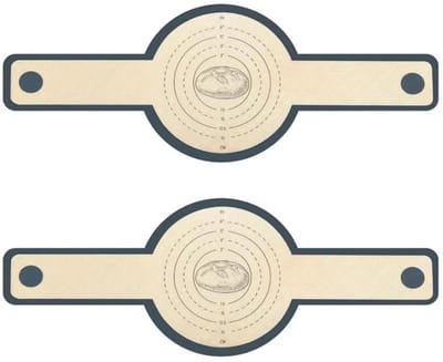 Bakmat voor ronde braadpannen, herbruikbare broodlus met lange handvatten, hittebestendige bakmat voor zuurdesembrood in gietijzeren pannen, antiaanbak bakmat accessoire