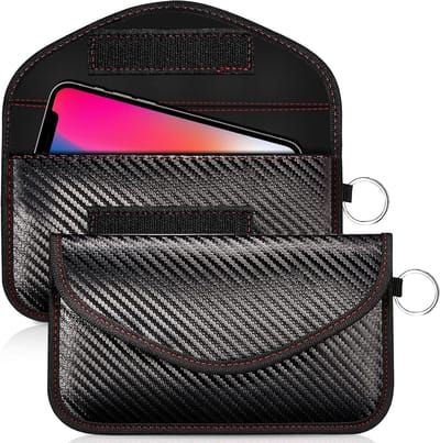 Signal Blocking Bag voor Sleutels en Mobiele Telefoons - Bescherming tegen GPS, Straling en Diefstal