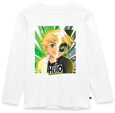 Miraculous I Am My Own Hero Adrien Cat Noir Premium T-Shirt Kinderen