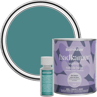 Rust-Oleum Groen Badkamer Tegelverf Matt - Pauwenveer 750ml