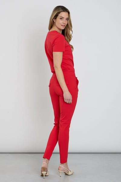 Mi Piace Travel Broek Dames - Rood - Maat S/36 - 202016