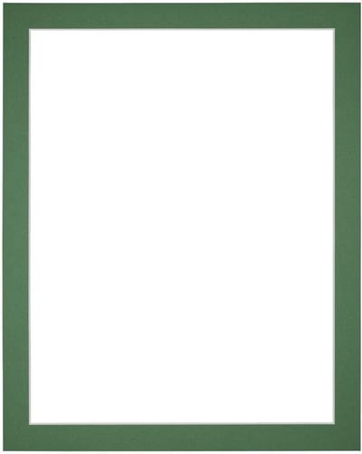 Passe-Partout Fotomaat 35x50 cm - Lijstmaat 40x55 cm - Groen Bos - Museumkarton - Fotolijst niet inbegrepen