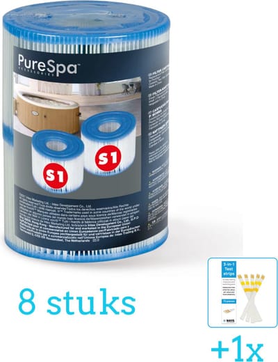 Intex Filter Cartridge S1 voor Opblaas Spa Jacuzzi - 2 stuks - Volumebundel - Filters - 4-delig