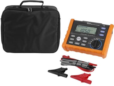 Digitale Isolatieweerstand Tester Megger 0.01 MΩ tot 100 GΩ voor Elektrische Metingen