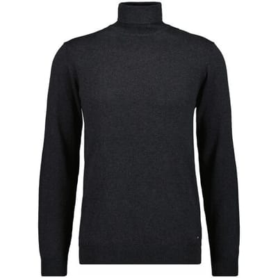 Ragman Trui Col Cotton Cashmere Uni Antraciet / male