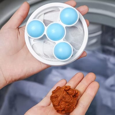 Narimano® Wasfilterzak, Drijvende Waspluisjes - Huisdierhaarverwijderaar Filter Mesh -Tas voor Wasmachine