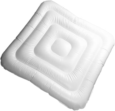Dailygoody - Opblaasbare Hot Tub-afdekking - Stofdicht en Regendicht - Eenvoudig Opblazen - Wit - Energiebesparend en Duurzaam - Geschikt voor Vierkan...