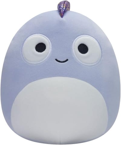 Knuffelbeest Grote Paarse Hagedis Pluche Kussen 40 cm