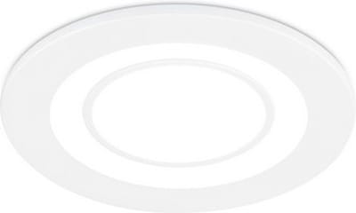 TRIO CORE - Inbouwspot - Wit mat - incl. 1x SMD 5 W - Licht apart schakelbaar - Plafondbevestiging - Lichtbron niet vervangbaar - Niet dimbaar