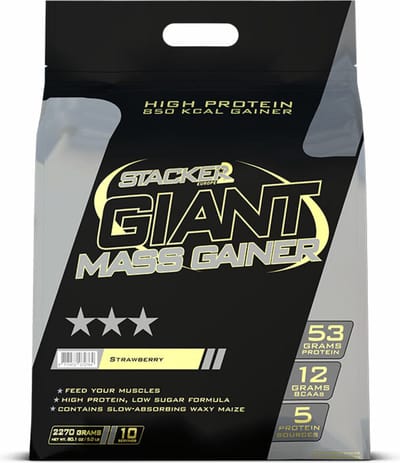 Stacker 2 Giant Mass Gainer - 2.27 kg - Aardbei