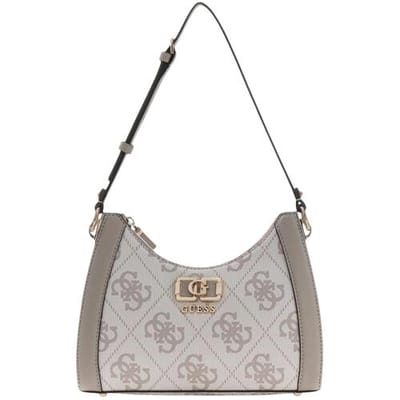 GUESS schoudertas Karnilla Logo Shoulder Bag Dark Taupe Logo