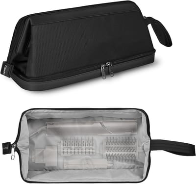 Reisbag voor Airwrap Styler en Supersonic Haardroger, Dubbel Laags Opbergtas voor Hairstyling Tools en Accessoires, Ideaal voor Thuis en Op Reis