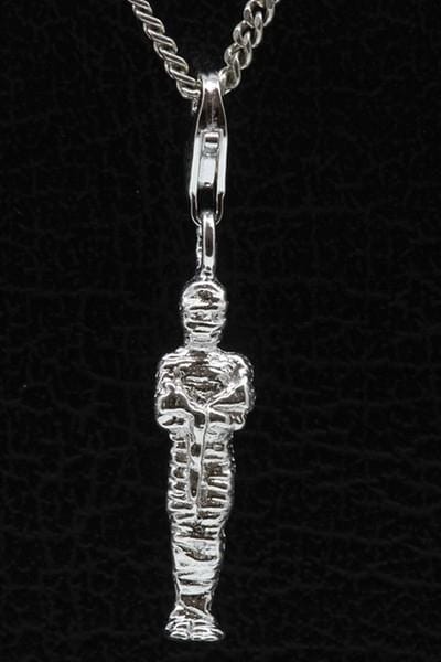 Zilveren Mummie hanger én bedel