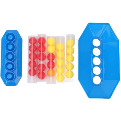 Stuiterbal Spel Plastic Springen Verbinden Grappige Bal Bordspel Tafelblad Gevechtsspellen voor Volwassenen yellow