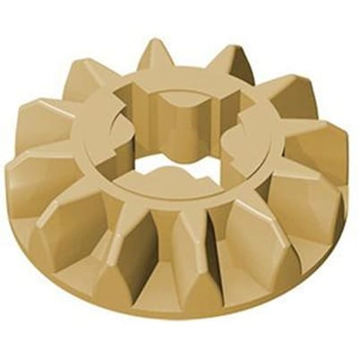 10 STUKS 6589 Technische Tandwiel 12 Tanden Kegelvormig Bouwstenen Moc Bevestigingen Werkt Met Baksteen DIY Reserveonderdelen Speelgoed 10PCS beige