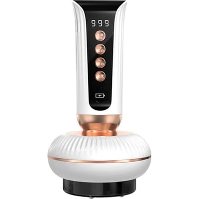 Elektrisch schraapinstrument, cuppingmachine, artefact, huishoudelijke afdekking om vocht te verwijderen, baggermeridiaanborstel, universele massage. wit