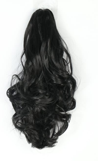 Brazilian Ponytail Zwart - #1 - 40cm - Paardenstaart - Haarverlenging - Extensions - Wavy - 1# - Haarstuk - 16'' - 16 inch - Zwart