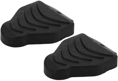 Allecto - Fietspedalen Beschermhoes - Anti-slijtage Rubber - Zwart - Schoenplaatjes Bescherming - Voor Look - Compatibel met Vaste en Zwevende Scho...