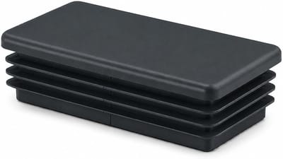 Lamellenstop Rechthoekig - Buisdop - Meubels Beschermen - UV- en Weerbestendig - 50x100 mm - Antraciet