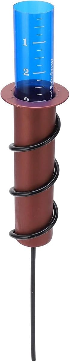 Drijvende Regenmeter - Regenmeter Gazon Tuin - Waterbeheer Tuin - Heldere Drijvende Indicator - Tot 5 Inch - Blauw