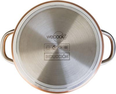 Professionele Hoge Kookpan met Glazen Deksel - 24cm Inductie, Ecologische Antiaanbaklaag, Geschikt voor Gas en Oven