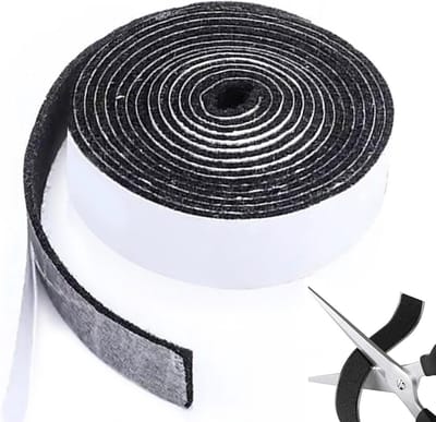 Zelfklevend Vilt - Viltband Viltstrips - Meubels Beschermen - Sterke Hechting - 10 Meter - Zwart