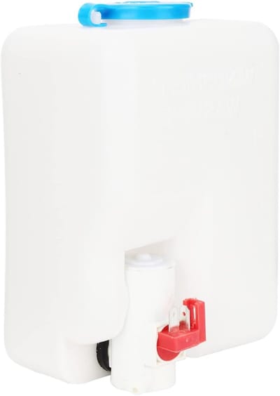 Universele Sproeierset - Ruitenwisserpomp - Voorruit Reinigen - Complete Installatiekit - 18L Reservoir - Zwart
