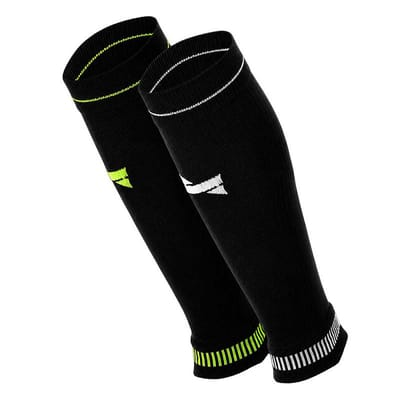 Compressie calf sleeve - Unisex - 2-Pack - Multi Zwart - 35/38