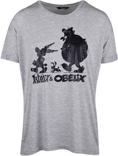 Princess goes Hollywood • grijs t-shirt Asterix Obelix • maat 36