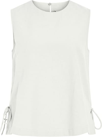 VILA - VIPRISILLA O-NECK S/L TIE TOP/VOL/R - Dames - Blouses