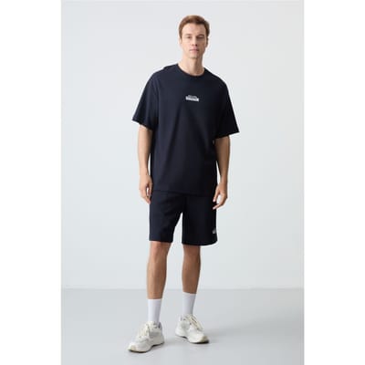 Heren Oversized T-shirt en Korte Broeken Set