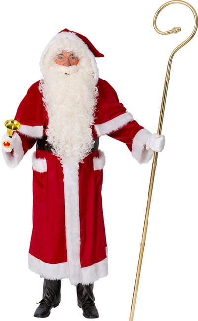Kerstmanjas met Schoudermantel - Maat 52/54